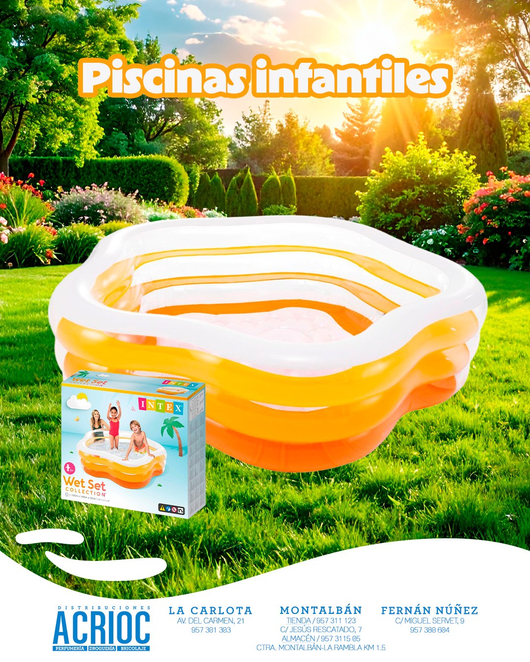 Piscina hinchable para niños INTEX