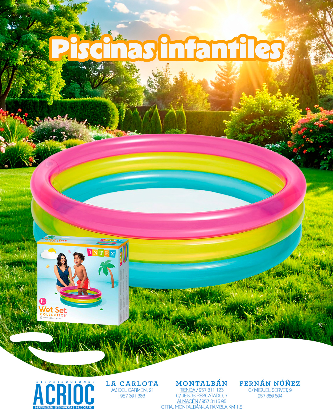 Piscina hinchable para bebés INTEX
