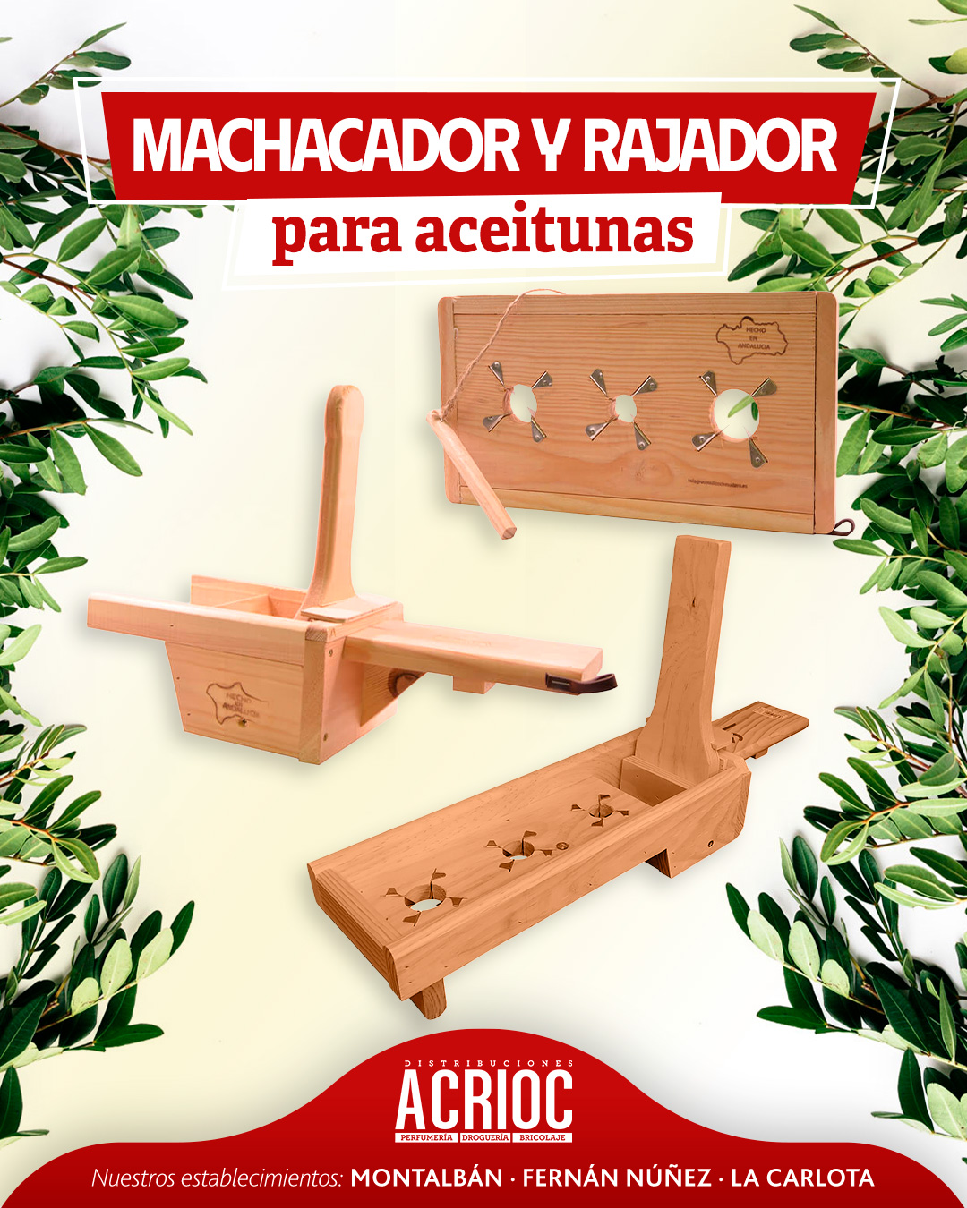 Productos para aceitunas