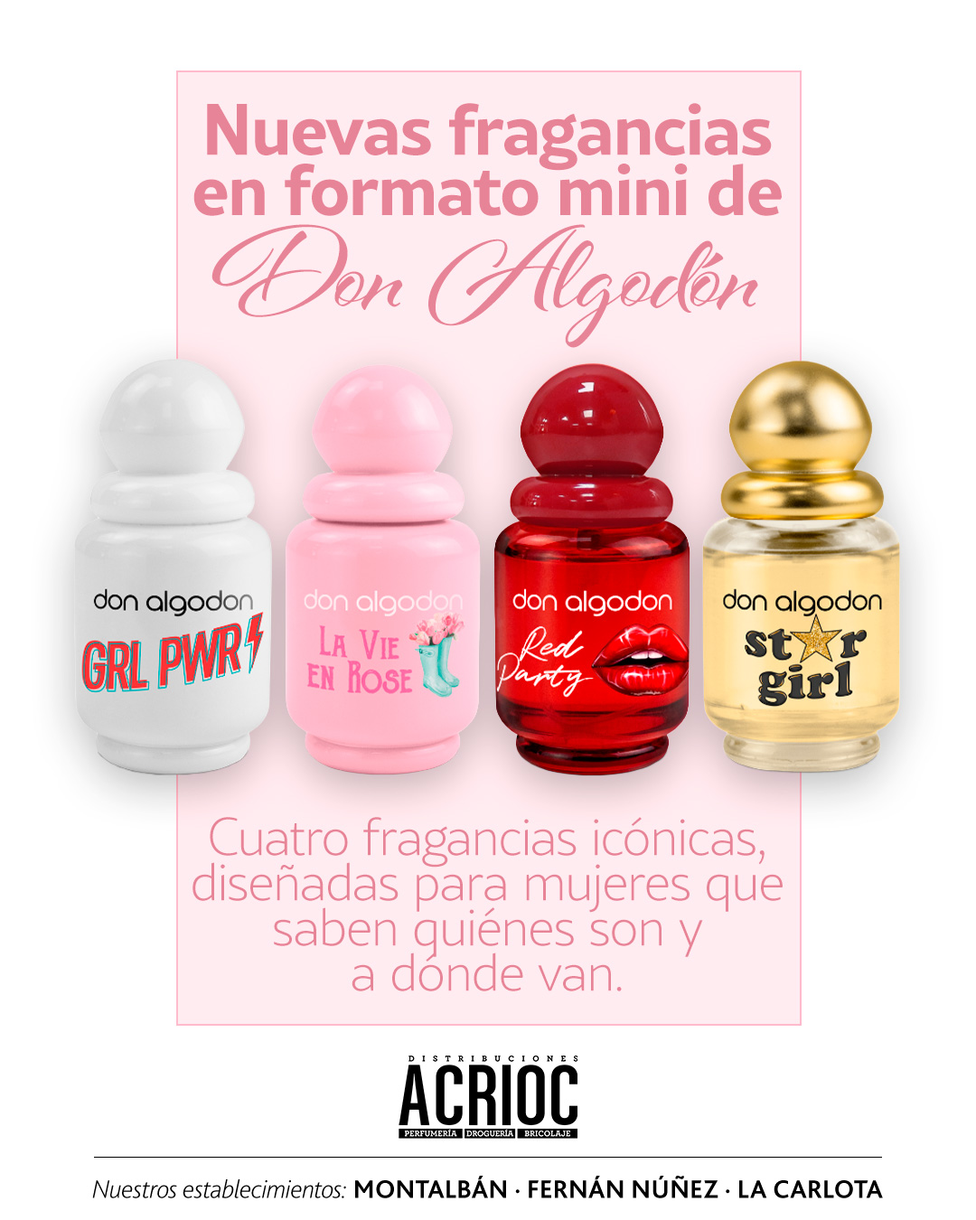 Fragancias mini Don Algodón
