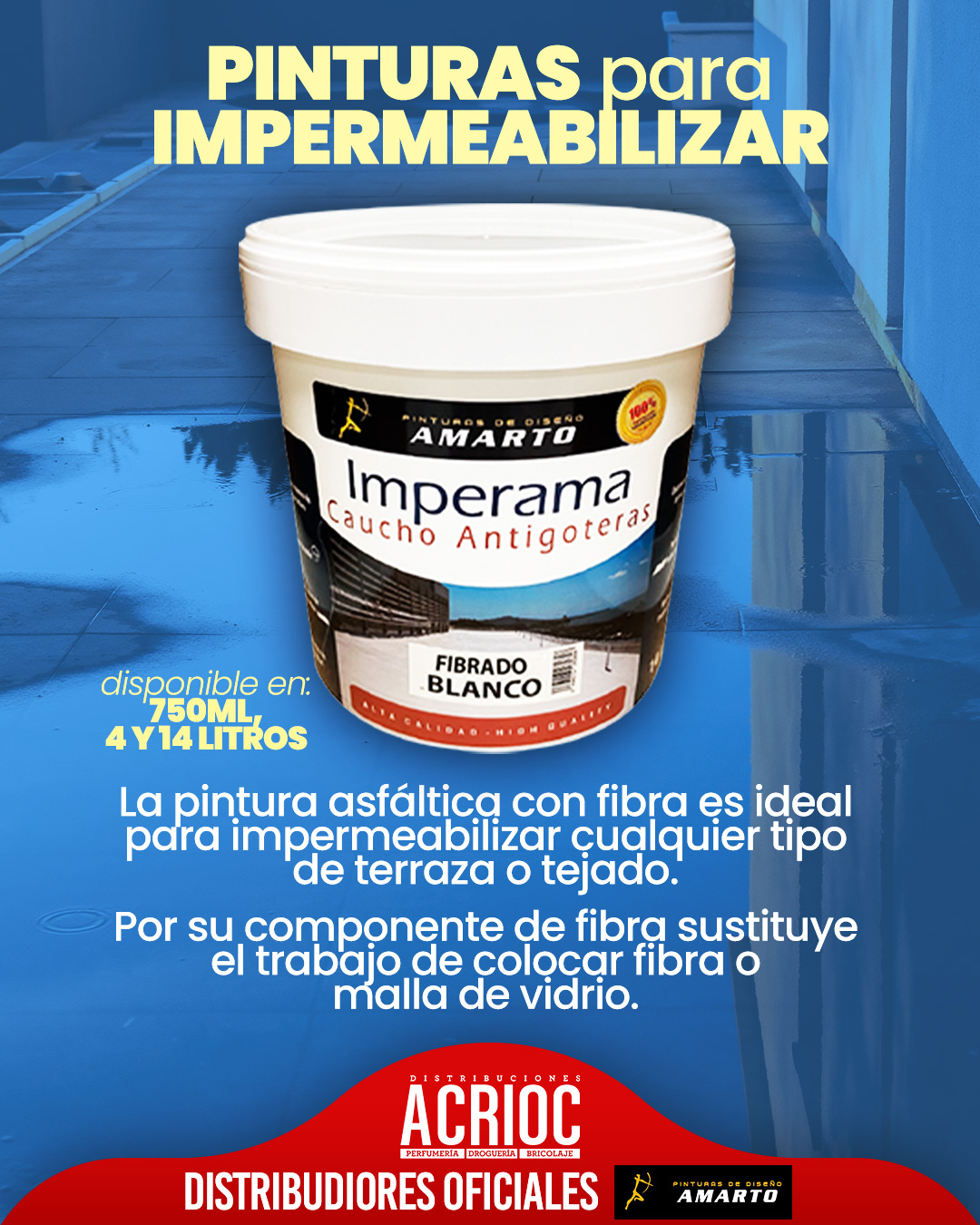 Pinturas para impermeabilizar