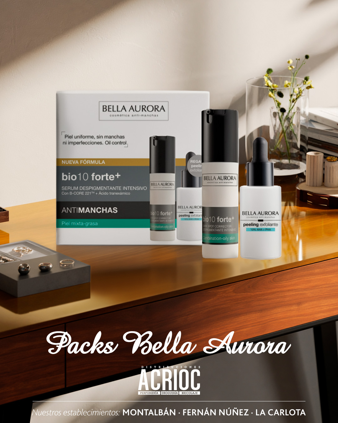 Pack Bio 10 Forte + Antimanchas - Bella Aurora