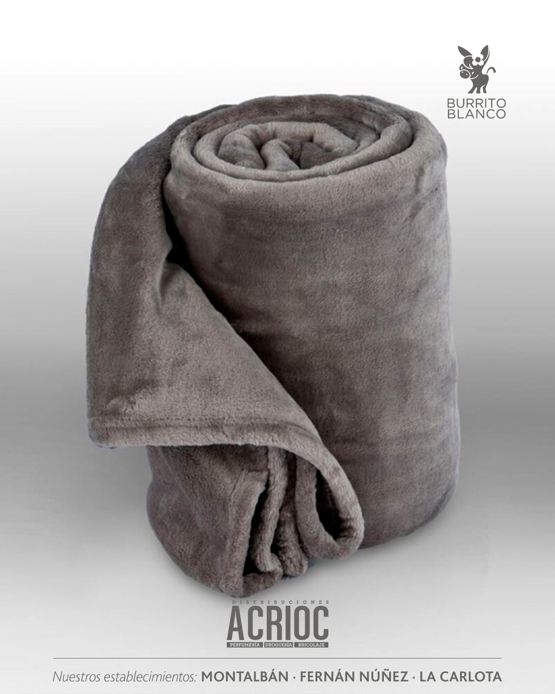 Mantas de nacarina - Burrito Blanco