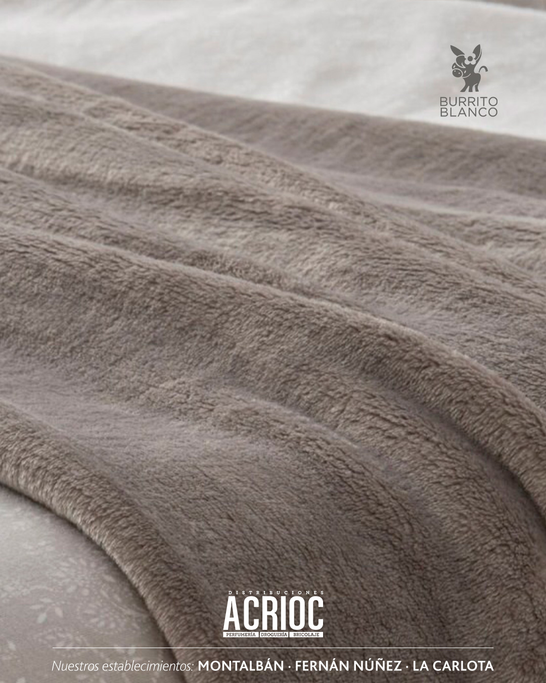 Mantas de nacarina - Burrito Blanco