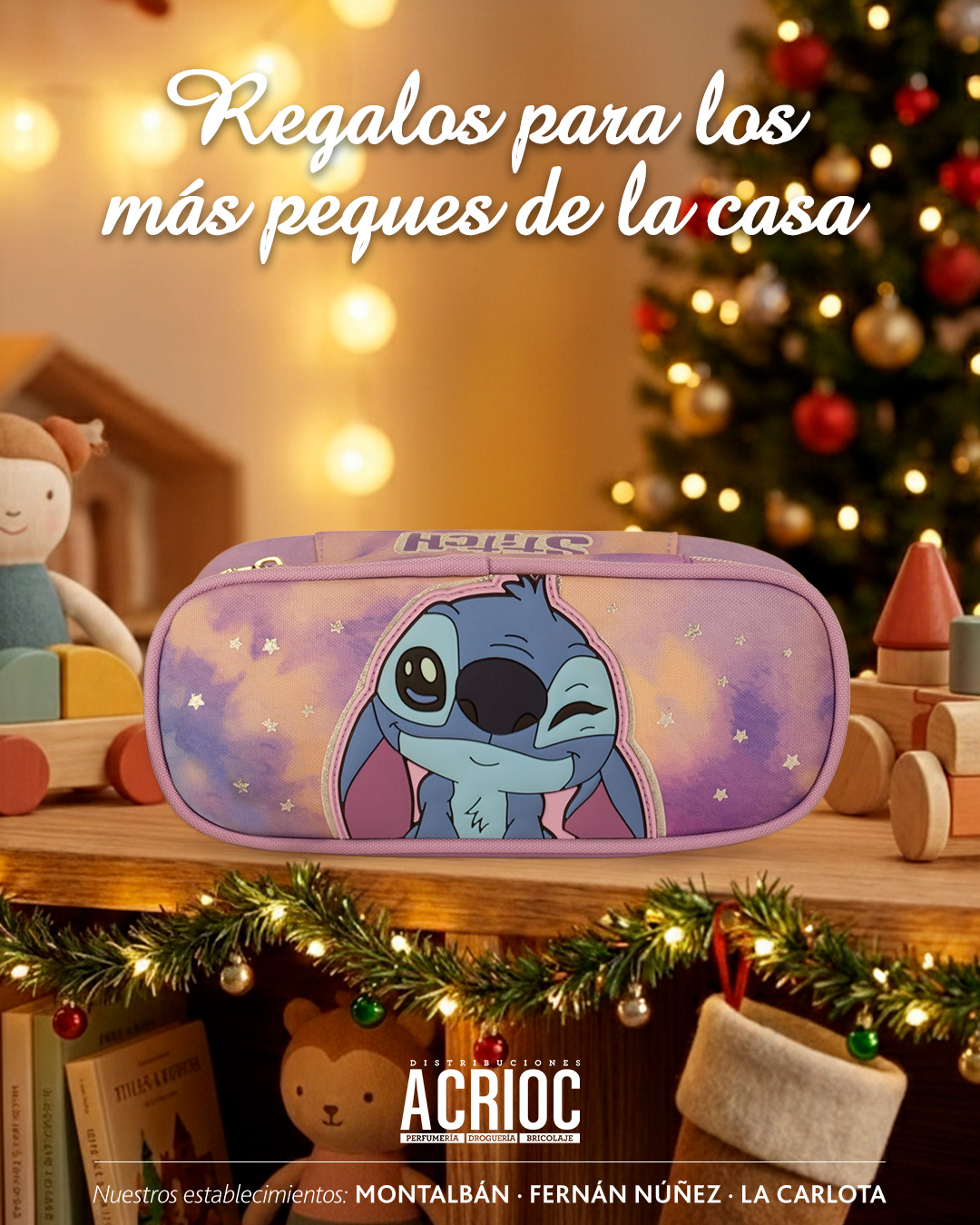 Estuche portatodo de Stitch - Disney