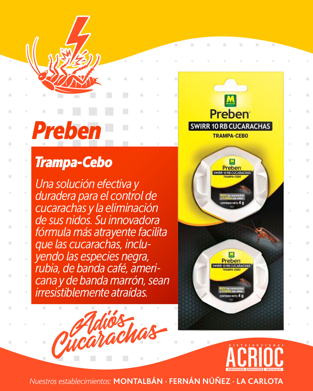 Especial anti-cucarachas