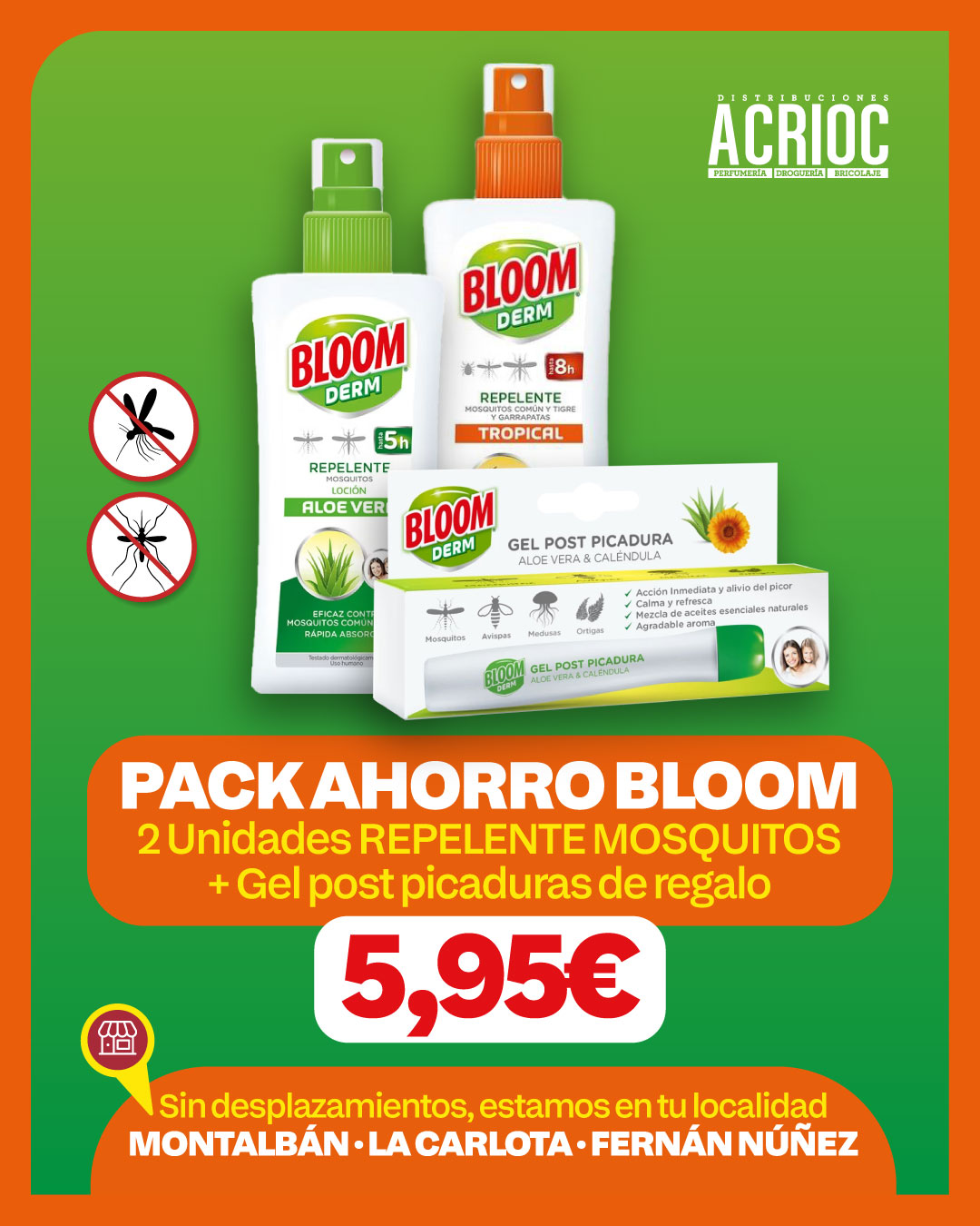 Pack ahorro · Antimosquitos BLOOM