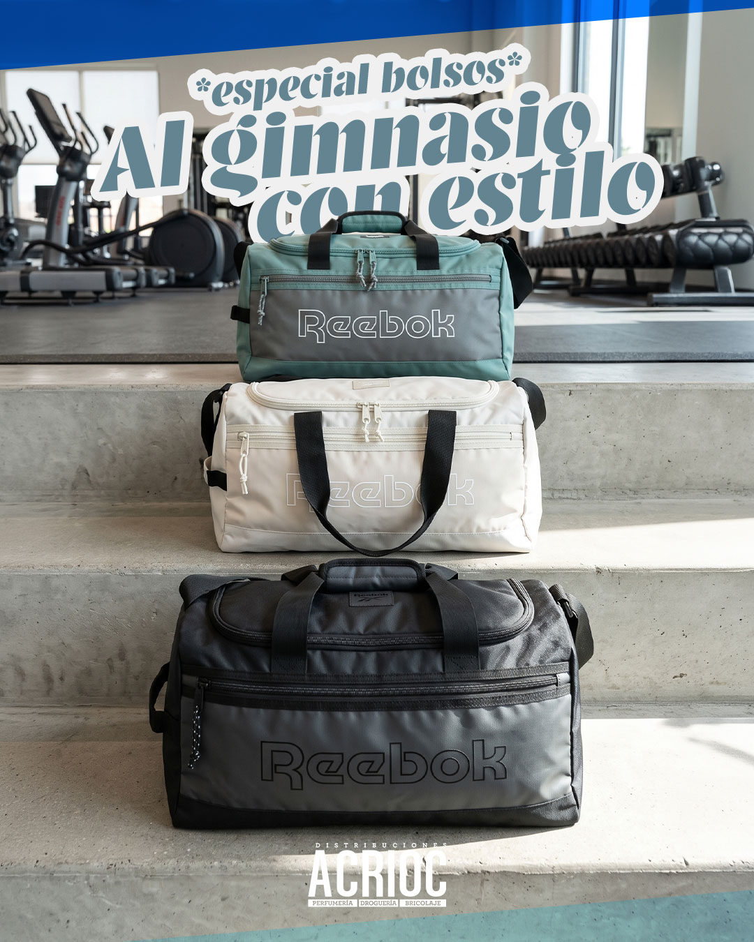 Nuevos bolsos deportivos Reebok