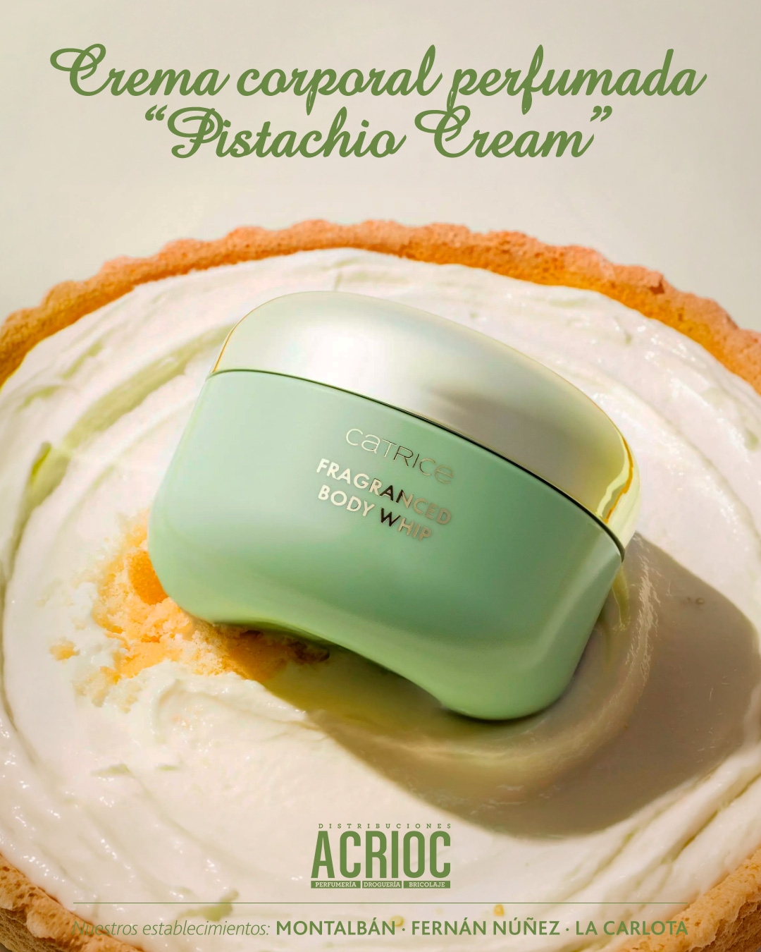 Crema corporal perfumada · Pistachio Cream Delight · Catrice