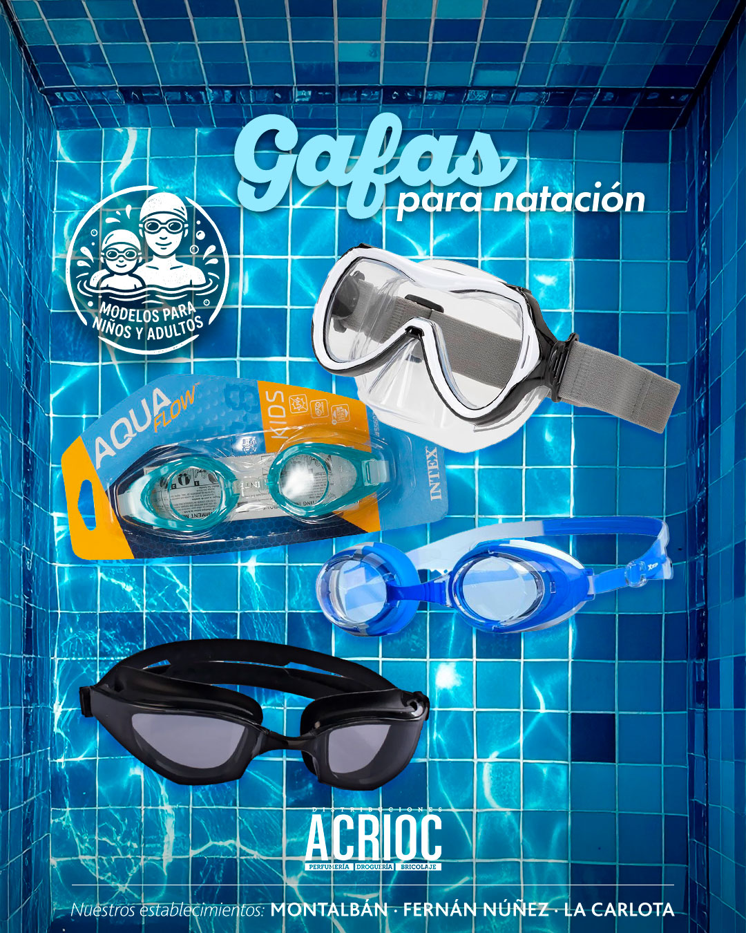 Gafas de buceo y natación
