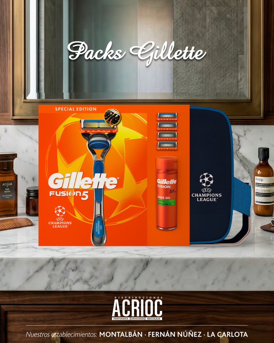 Pack Gillette Fussion 5