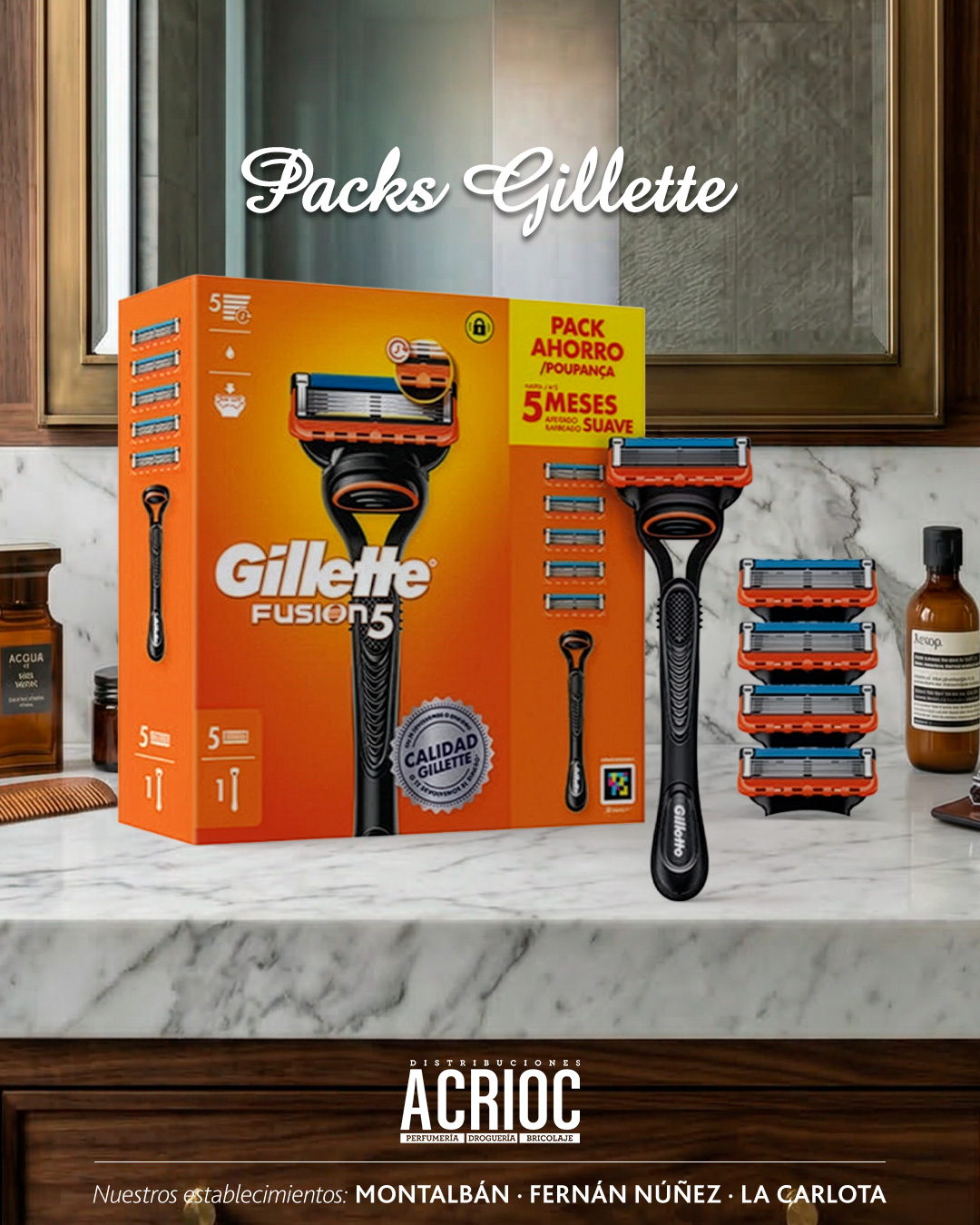 Pack Gillette Fussion 5