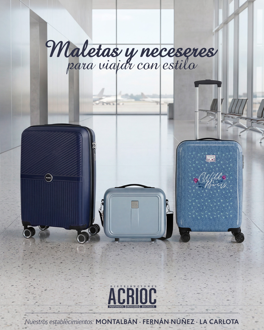Maletas y neceseres para viajar con estilo
