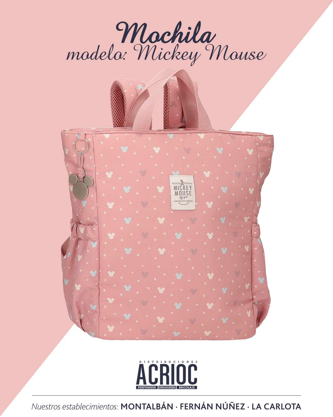 Mochila · Luma Mickey Mouse