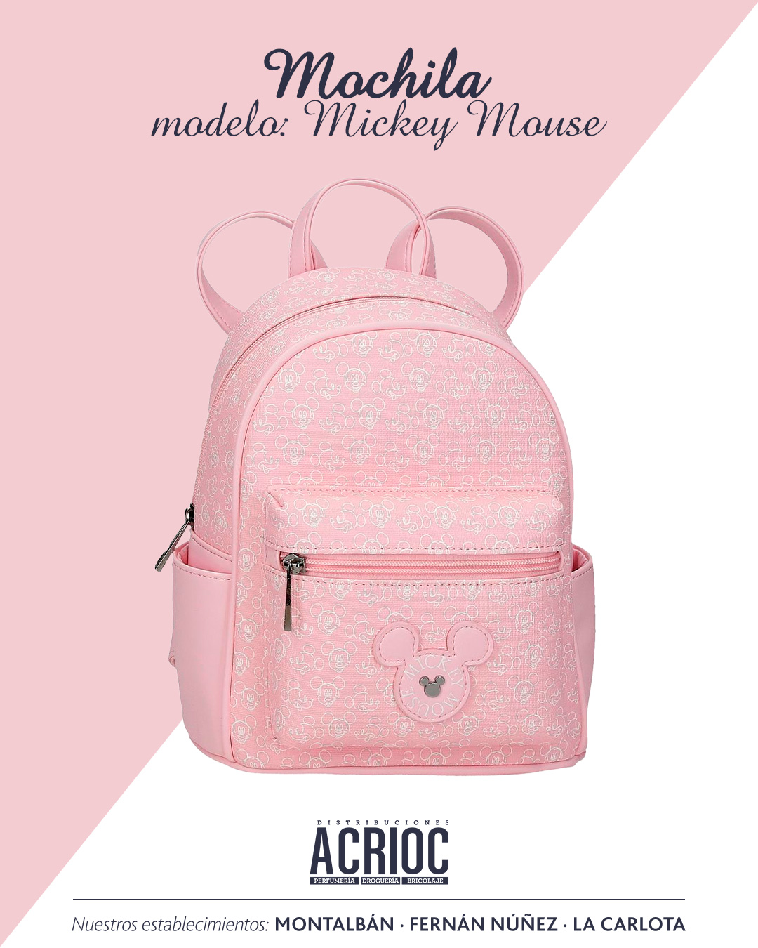 Mochila · Mickey Mouse Cloudline