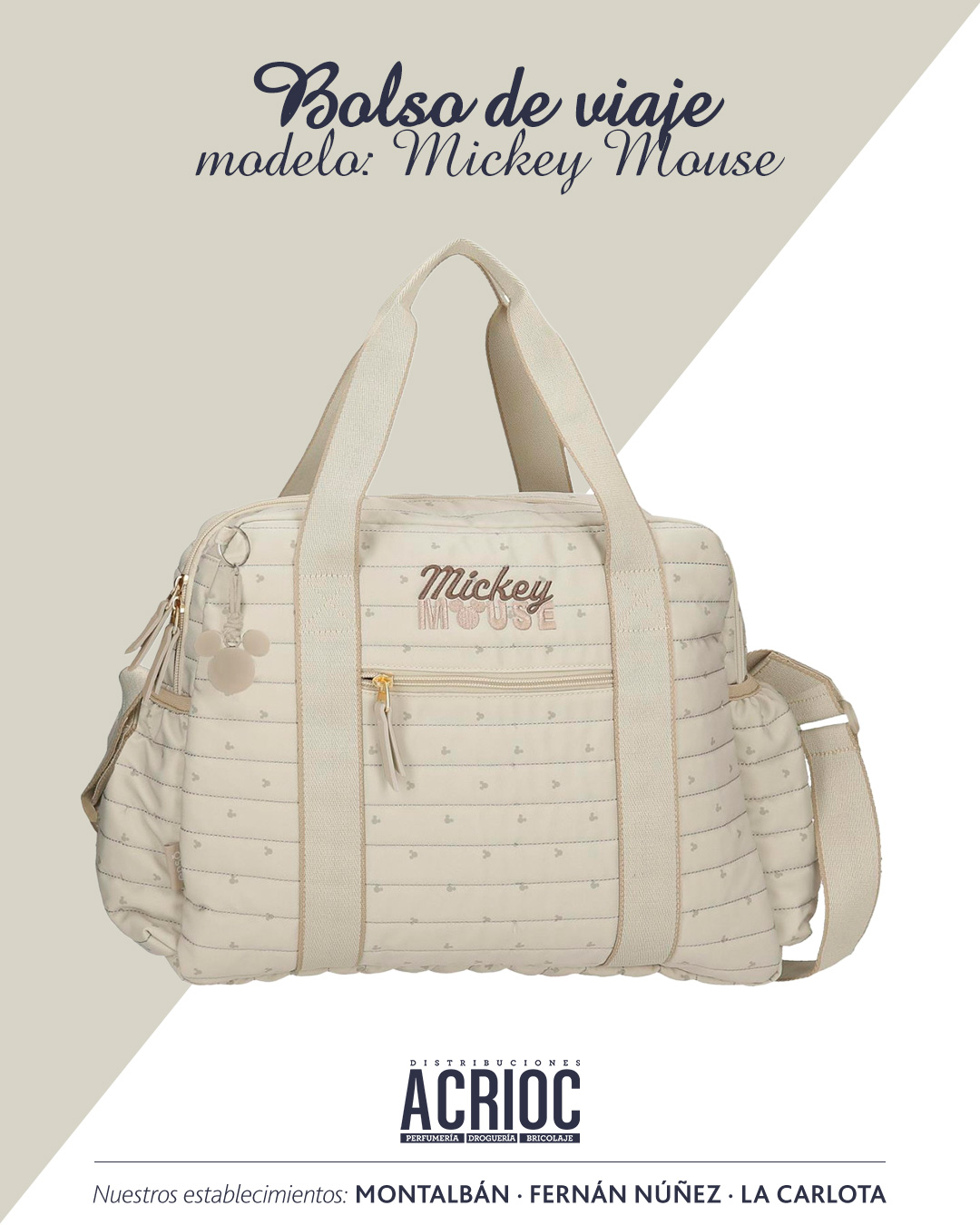 Bolso de viaje · Duna Mickey Mouse