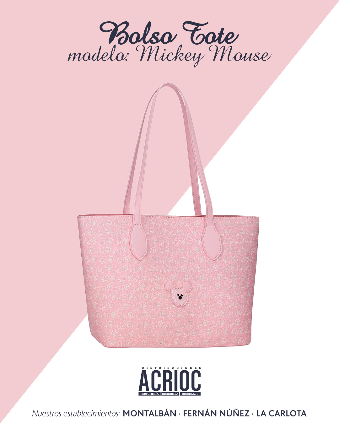 Bolso Tote · Mickey Mouse Cloudline
