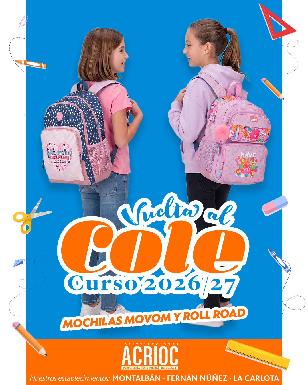 Nuevas mochilas Roll Road y Movom