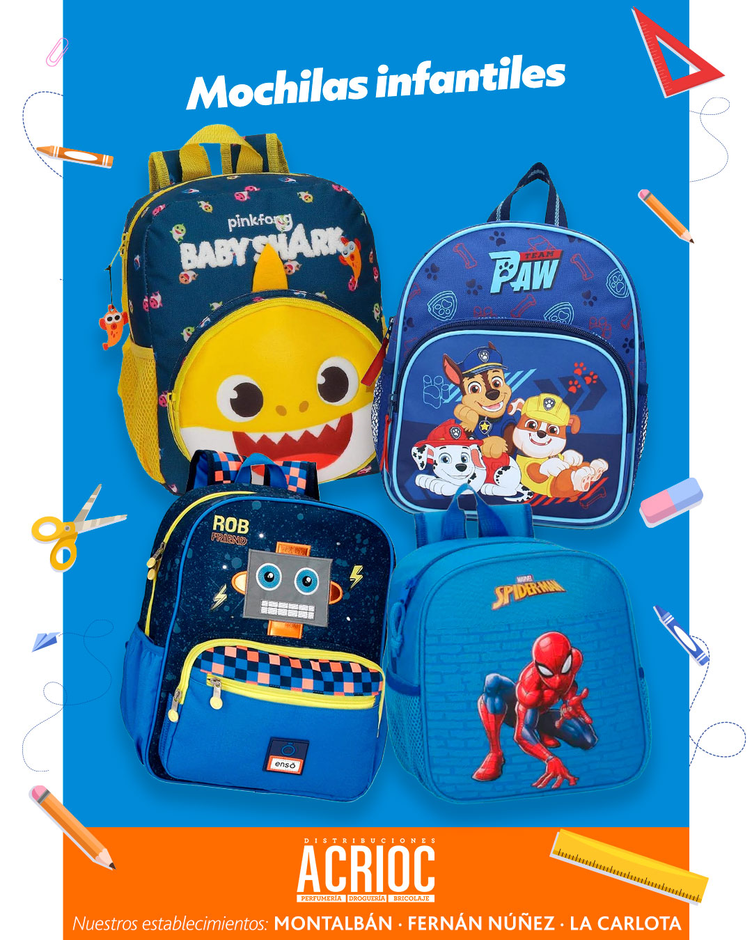 Mochilas infantiles
