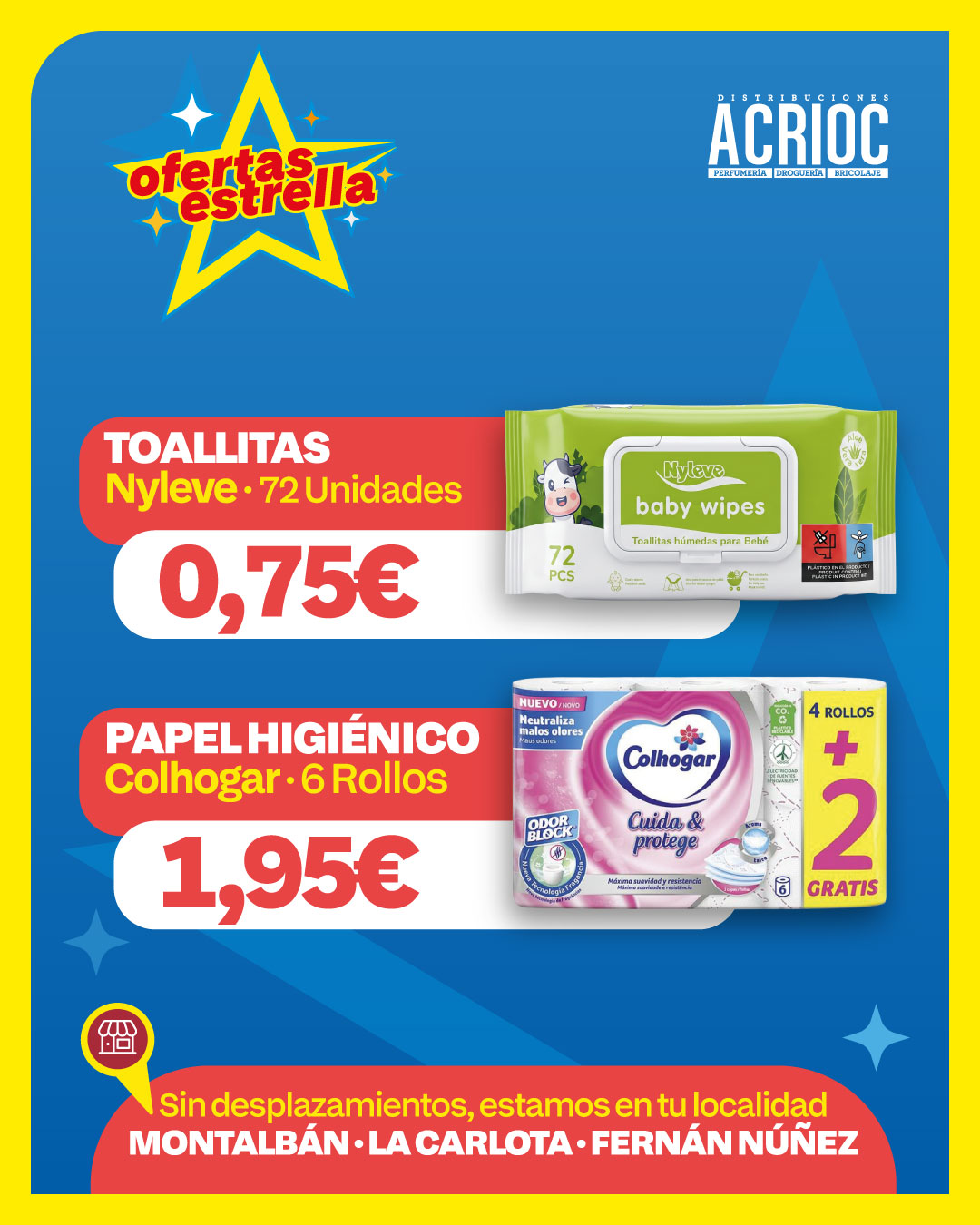 Ofertas en productos Nyleve y Colhogar