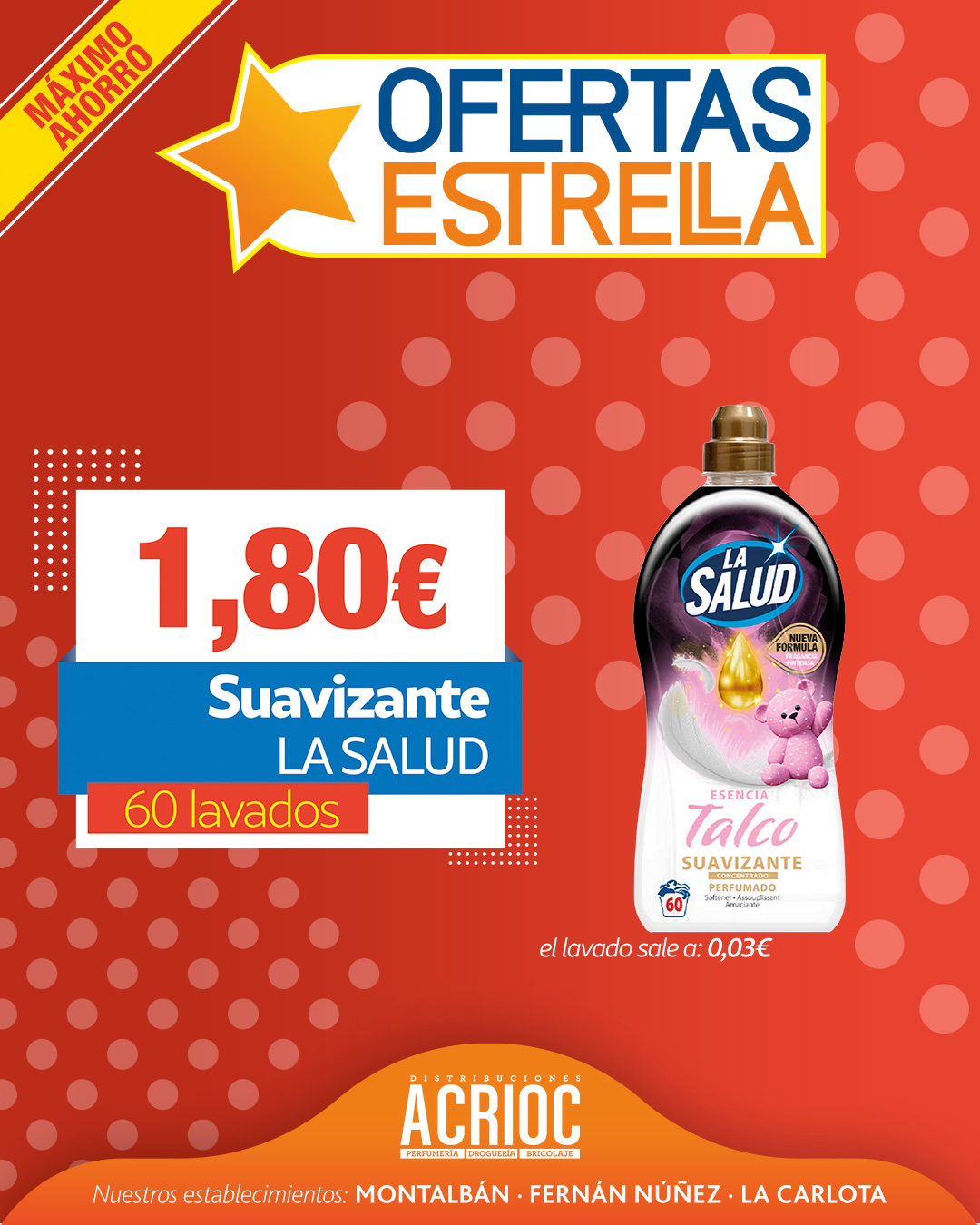 Oferta suavizante La Salud