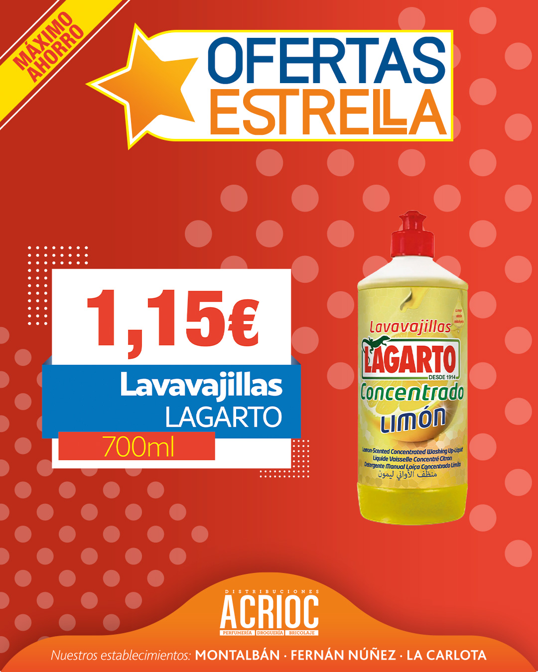 Ofertas lavavajillas LAGARTO