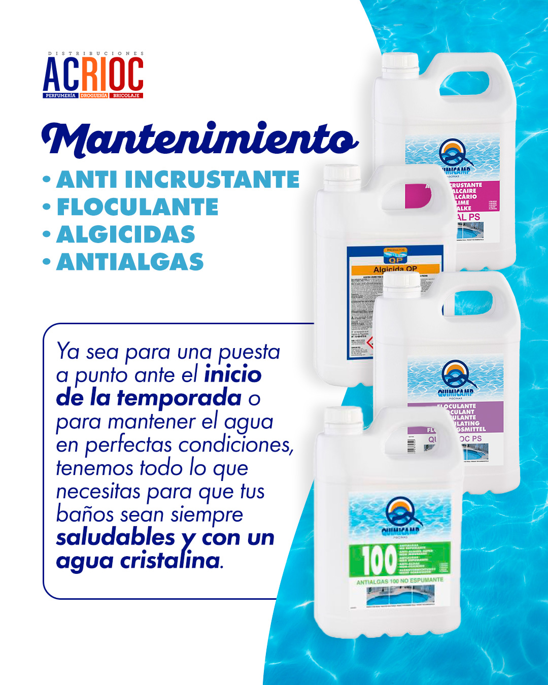 Mantenimiento piscinas