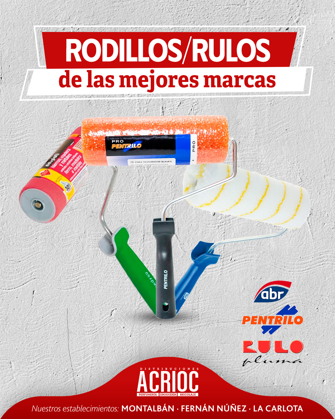 Rodillos de las mejores marcas