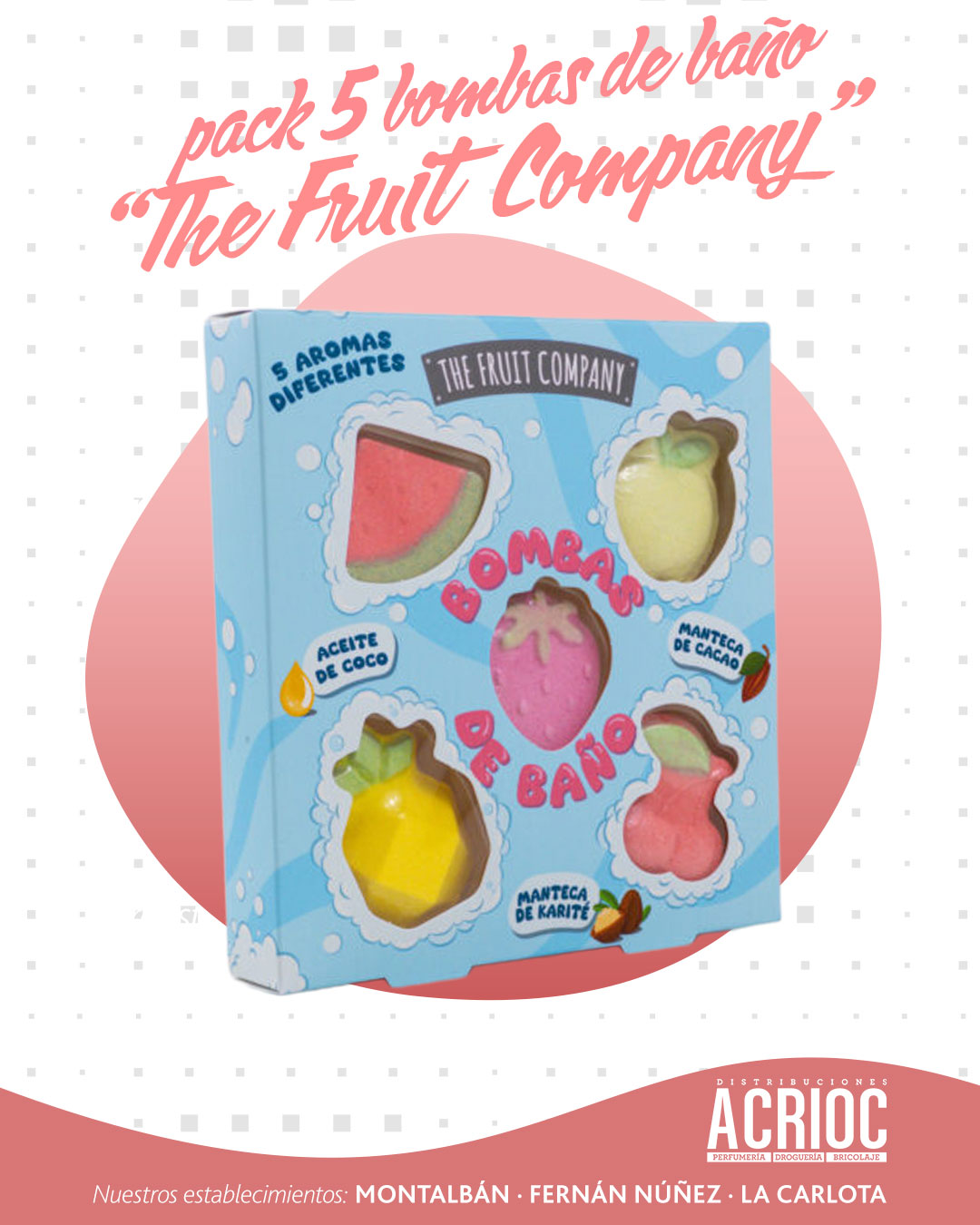 Bombas de baño · The Fruit Company