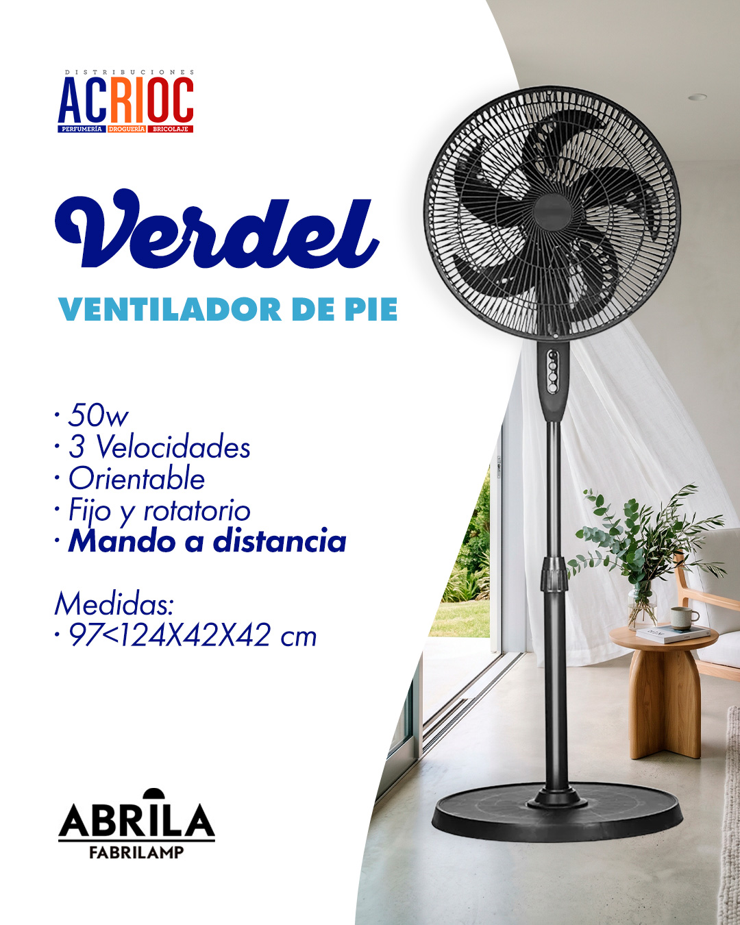 Ventilador Verdel · Abrila